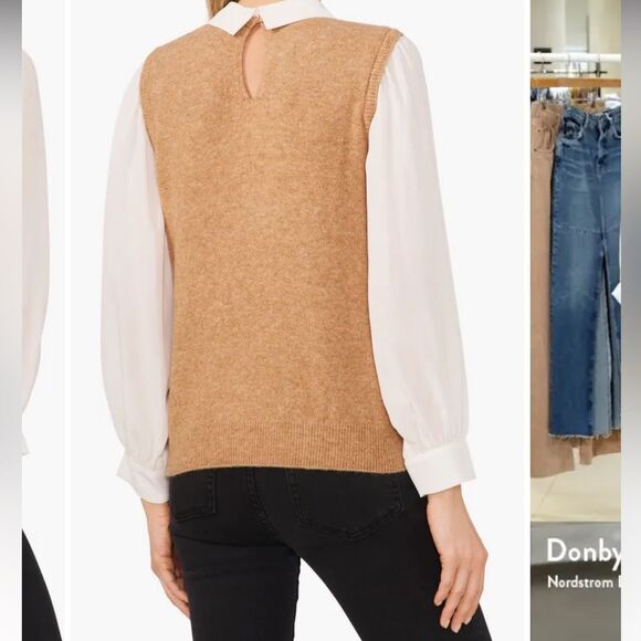 NWT CECE sweater blouse - Picture 3 of 9